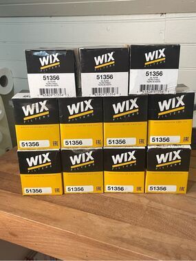WIX Filters 51356 Oil Filter Boxes - Black & Yellow (Lot of 11)